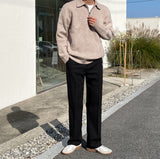 Renyu Hachi Zipper Collar Knit