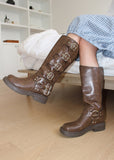 LAYERED BUCKLE BOOTS