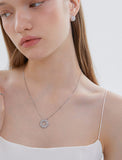Essence Silver (W) Moissanite Timeless Necklace