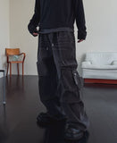 Treats Buckle Cargo Denim Pants