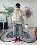 Shirato Camo Bermuda Denim Pants