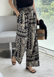 Chillin Bohemian Printed Banding Wide Cool Pants