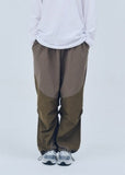 Round Cut Dart Nylon Pants