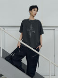 CROSS GUN GRAPHIC HALF T