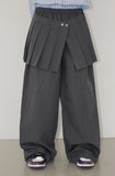 SNAP BUTTON PLEATS SK PT