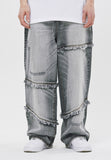 REPAIRED WIDE JEAN