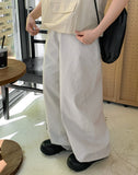 Waju cut wide balloon cotton pants