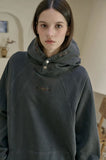 Indie Embroidered Snap Pigment Hoodie