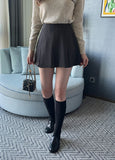 Flo Span Mini Pleated Skirt Pants