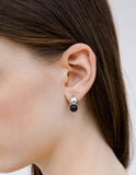 Subni Silver (W) Luciel Onyx Earrings