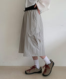 [unisex] Jeddon Nylon Banding Cargo Bermuda Pants