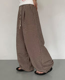 Upol Summer Stripe Banding Wide Pants