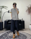 Beto Non-Faded Raw Bermuda Pants
