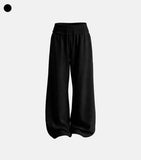 Folding wide training pants