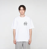 Line HEART Comics Logo Short Sleeve T-Shirt