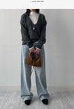 Dot Wave Turtleneck T-Shirt
