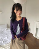 Bijou Vivid Button Wool Cardigan