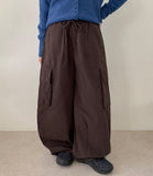 Frant Cargo Banding Wide Pants