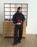 Chant Twist Embroidered Carpenter Raw Denim Pants