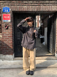 Gaen Basic Cotton Straight Pants