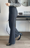 Sello bootcut denim slacks pants