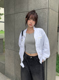 Hank Biker Nylon Windbreaker Jacket