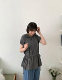 Lingel Star Hood Shirring Short Sleeve Tee