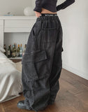 Slat Big Cargo Wide Denim