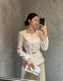 Leage Heart Neck Jacket