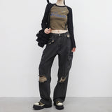 Rito damage pocket pants