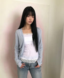 Pureble Open Long Sleeve Cardigan