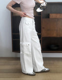The Nut Cargo Pocket Wide Pants