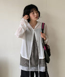Sileo Summer Strap Hooded Cardigan