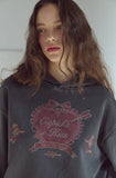 Cupid Crop Pigment Hoodie
