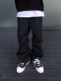 Shirring Street Polyester Pants