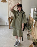 [unisex] Tomita Summer Nylon Anorak Pants Set