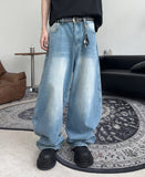 Alfie Wide Washed Denim Pants