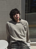 Bor Pigment Snap Long Sleeve
