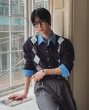 Jeff Argyle Knit Cardigan