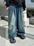Lang Balloon Antique Amekaji Denim Pants