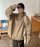 [unisex] Orwell color matching hood field jacket