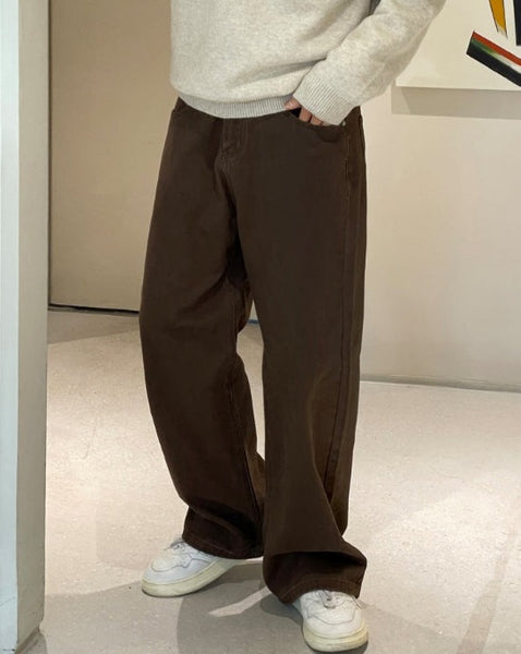 【MODERNIF】Catch-on Dying Wide Pants modernif (モダンイフ) - キャッチオンダイイングワイドパンツ