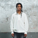 BUTTER CREAM KNIT SHIRTS