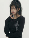 NEW CROSS U-Neck Long Sleeve