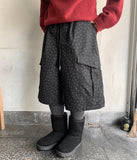 Tamiki banding dot cargo bermuda pants