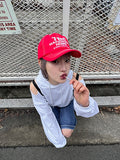 HAPPINESS STITCH BALL CAP