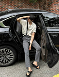 Cosyharu Basic Slacks