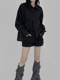 Marl Summer Loose Fit Shirt