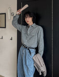 Caroon Two Pocket Check Shirt
