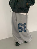 [Unisex] Clanton Printing Banding Wide Pants